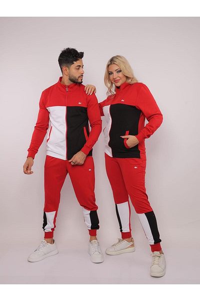 CLASSY.MODA Tracksuit Set 3 Pieces Top and Bottom T-shirt - Embroidery - Sports Set - High Quality - Price Single