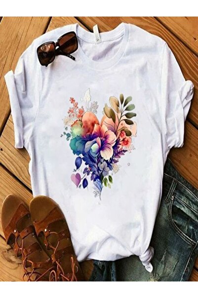classy moda Tricou Single Jersey - Tricou cu mânecă scurtă, cu decolteu tripl...