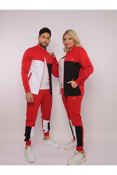 CLASSY.MODA Tracksuit Set 3 Pieces Top and Bottom T-shirt - Embroidery - Sports Set - High Quality - Price Single