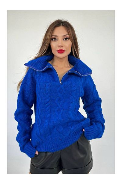 CLASSY.MODA Women's Tunic - Knitwear - Long - Fits All Sizes - Blouse