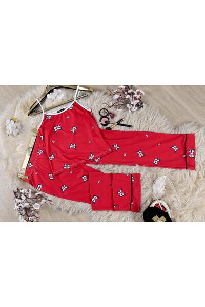 CLASSY.MODA Fabric Micro - Spaghetti Strap Crop Stretchy Knitted Undershirt - Full Lycra-BUTTERFLIES