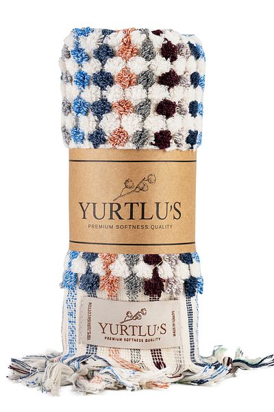 YURTLUS 45x95 cm Hand Towel - 100% Cotton, Soft and Quick Dry, Premium Quality