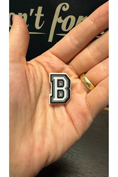 Crocs Terlik Süsü/B Harfi