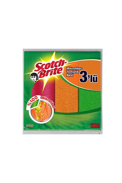 Scotch Brite Microfiber Cleaning Cloth 3-pack
