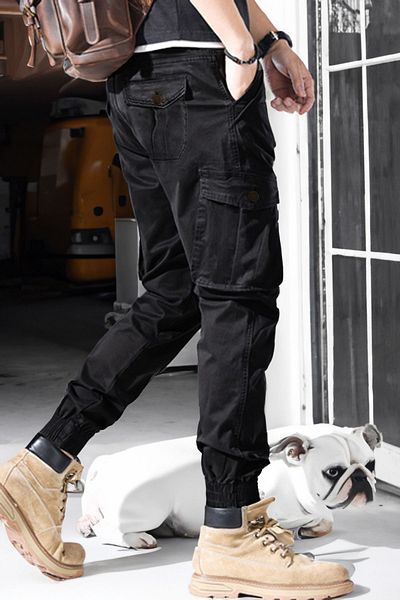 modacix Lycra, Elastic Waist Jeans Men's Cargo Pants - Men's Jeans