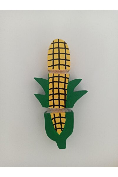 Gepetto Ahşap Cırtlı Oyuncak Meyve/sebzeler - Cırtlı Oyuncak Mısır