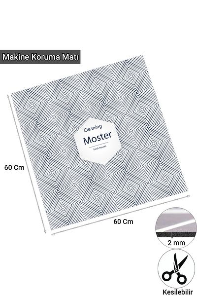 Valerine Life Husă pentru uscător de rufe 60x60cm - Covoraș anti-alunecare, tampon de protecție rezistent la lichide, lavabil