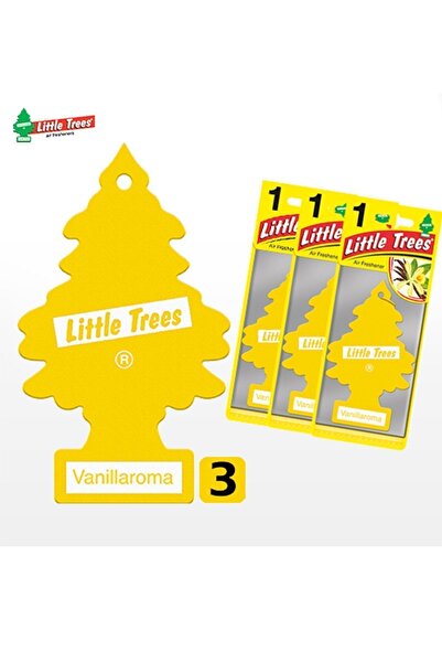 Little Trees Orijinal Vanilya Vanıllaroma Freshener Kağıt Koku 3 Adet