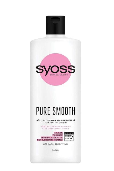 Syoss Pure Smooth Micellar Conditioner 500ml