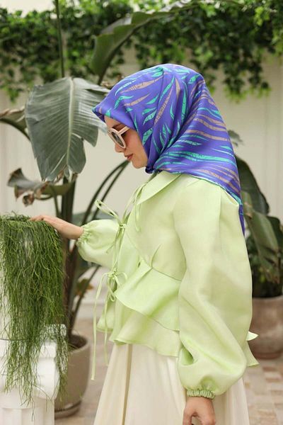 Silk Home 11432-01 Μοντέλο Twill Μεταξωτό Κασκόλ
