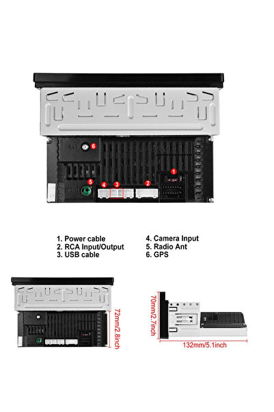 EXVOL 7 İNC ANDROİD MULTİMEDYA 2GB-32GB İNCE KASA ÜNİVERSAL HD IPS EKRAN +KAMERA HEDİYELİ