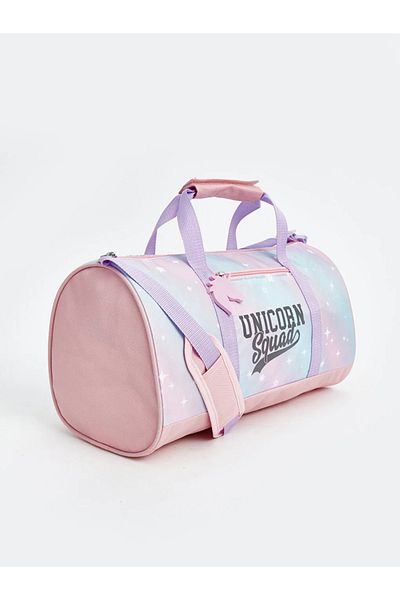 LC Waikiki Geanta Sport Cilindru Imprimata Fata - 40x21x20 cm