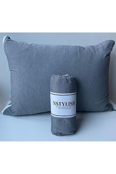 Stylish SINGLE PERSON ELASTIC BED Sheet 100x200 + PILLOW CASE 50x70