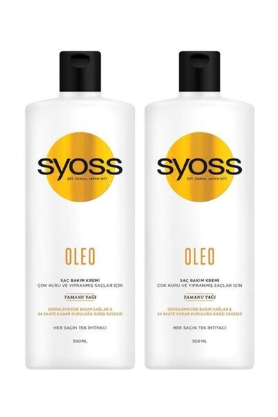 Syoss 2 'li Oleo Saç Bakım Kremi 500 Ml
