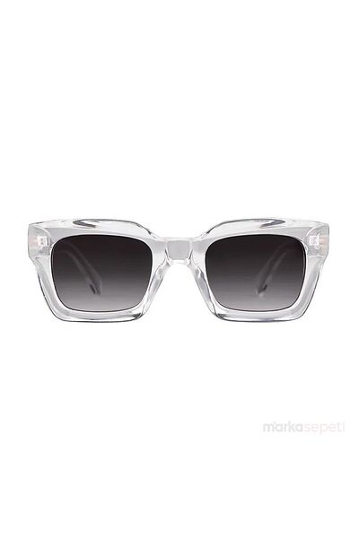Markasepeti Unisex Translucent Sunglasses - Bone Framed