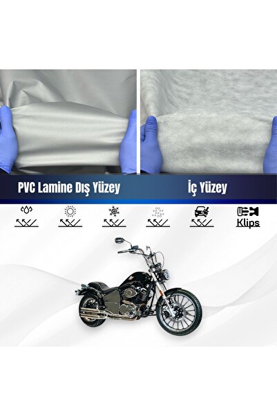 ULTRASHOP Regal Raptor Daytona 250 Uyumlu   Su Geçirmez Motosiklet Branda 4 M...