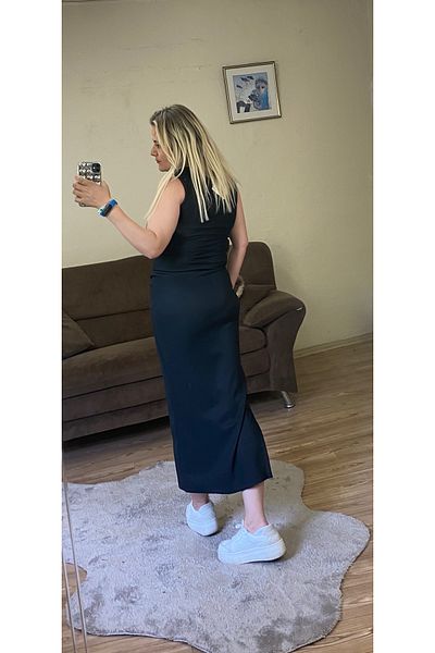 TUBA TOPTAŞ Striped Dress