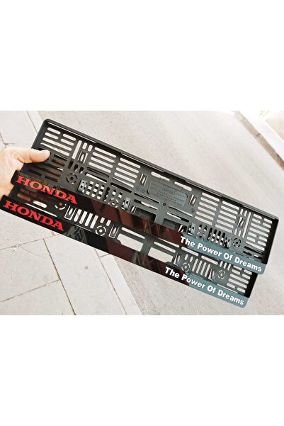 ÇİZİKDEKOR PLAKALIK HONDA Uyumlu LAZER KESİM PLEKSİ ( 2 ADET )