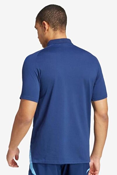 adidas Tıro24 C Polo ADIR7564 - Μπλε ανδρικό μπλουζάκι με λαιμόκοψη