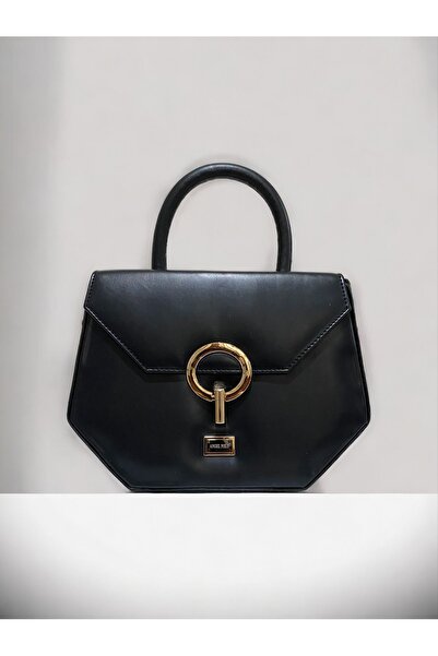 Angel Polo حقيبة يد وكتف سوداء