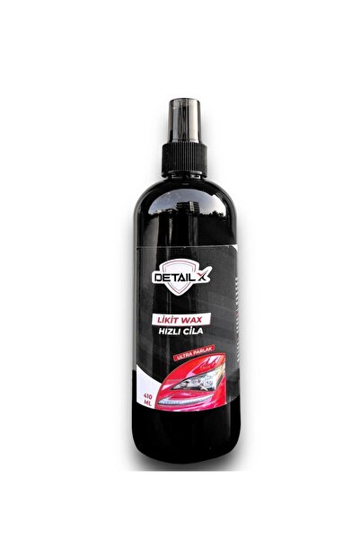 DetailX Ultra Parlak Likit Wax Hızlı Cila ( Mikrofiber Bez Hediyeli )