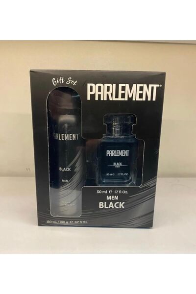 parlament Parlement Kozmetik Parlement Black Men Set Parfüm 50 Ml Edt&150 Ml Deo