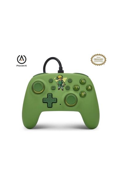 Powera Nintendo Switch  Uyumlu Kablolu Nano Oyun Kolu Toon Link Edition