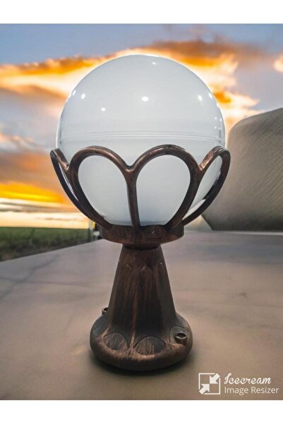 ZERPA ( Papatya ) Yarım Meridyen Setüstü Bahçe Armatür / Bakır