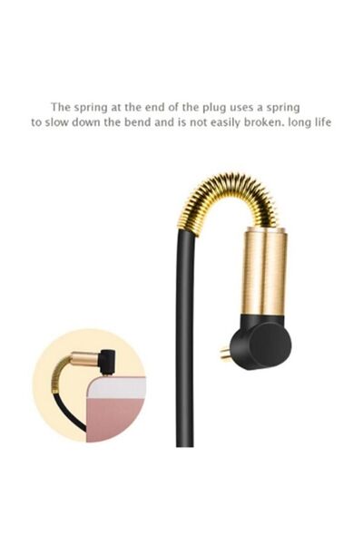 10 Crosby 3.5mm Jack Dirsek Erkek, 3.5mm Jack Erkek Stereo Kulaklık Aux Ses Uzatma Kablosu 1 m