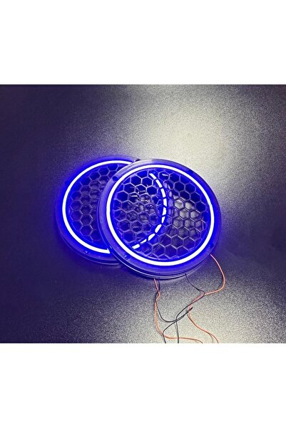 POZART AUDİO SYSTEMS 20cm Mavi Neon Işıklı Hoparlör Ve Midrange Kapağı 1Takım (2adet) Vidalanabilir