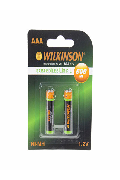 ERPİLSAN ELEKTRONİK Wilkinson HR03 1.2V 600 mAh AAA Şarj Edilebilir İnce Kale...