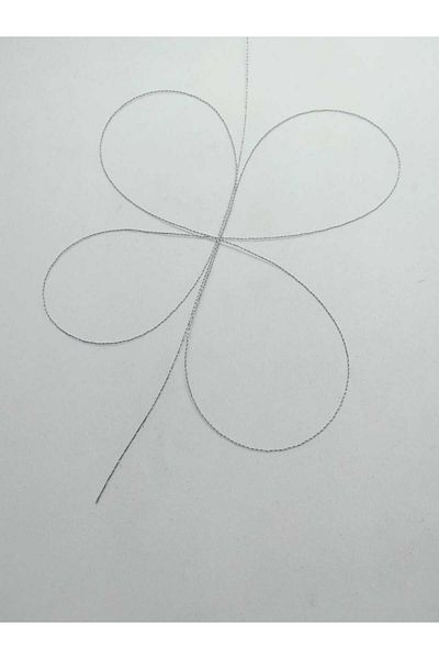 Eskişehir hobi sanat Σχοινί χάντρες προσευχής 0,2 mm γκρι - 60 μέτρα Αιγόκερω