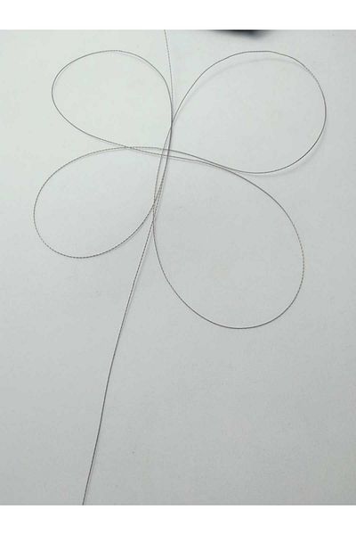 Eskişehir hobi sanat 60 μέτρα Αρχαίο Καφέ Χρώμα Κλεψύδρα - 0,2 mm Τα λεπτότερα ροζάρια