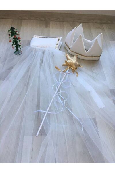 Didem'in Masalı Kostüm Melek Temalı Pelerin Set Yılbaşı Kostümü