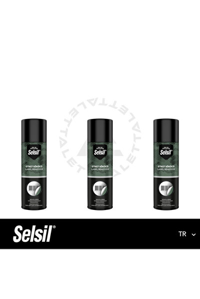 Selsil Etiket Sökücü 200 ML (3 ADET)