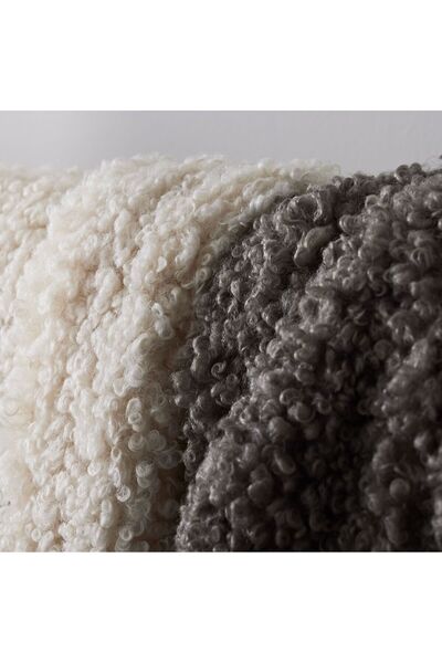 sevaradekor Teddy Throw Pillow Cover Boucle Pillow Teddy Throw Pillow Square