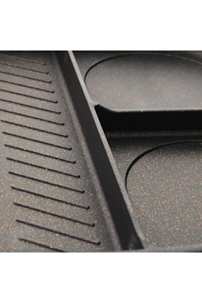 CAMPOUT Granit Döküm 5 Gözlü Tava