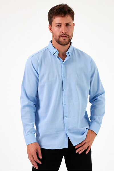 HAWKKİNG Cămașă oversize texturată pentru bărbați