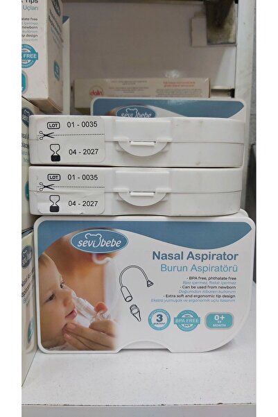 Sevi Bebe Bebek Burun Aspiratörü 12Li Yedek Uçlu Set