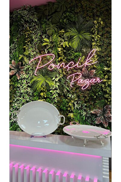 PONCİKPAZAR أطقم أطباق تقديم من البورسلين