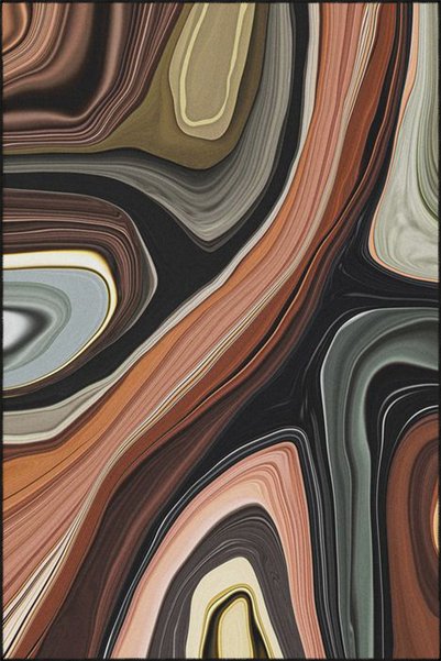 Rugs Modern Halı سجادة مزخرفة منقوشة ومطلية بتصميم مميز وقابلة للغسل miravip9299