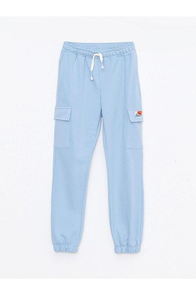 LC Waikiki Pantaloni de sport de jogger pentru fete LCW Kids cu talie elastică