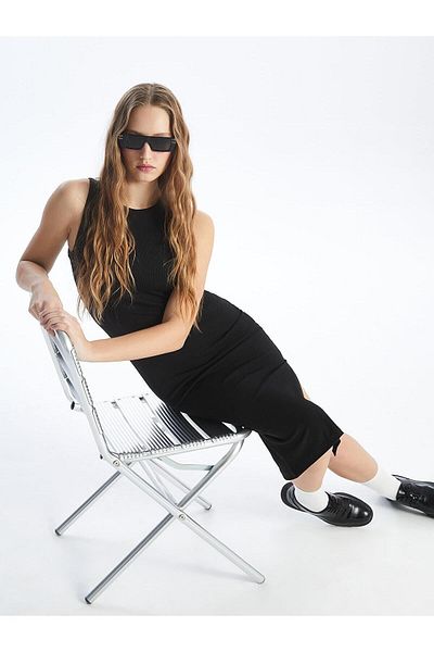 LC Waikiki LCW Vision - Rochie cu decolteu rotund pentru femei