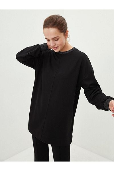 LC Waikiki Tunica LCW Modest pentru femei, cu mânecă lungă, cu detaliu în dungi