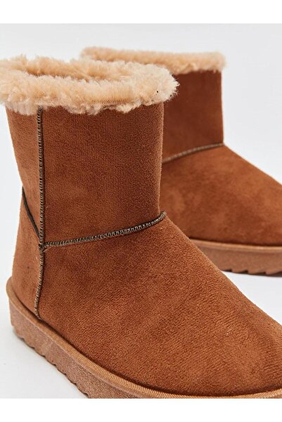 LC Waikiki LCW STEPS Kalın Tabanlı Pelüş Detaylı Kadın Bot