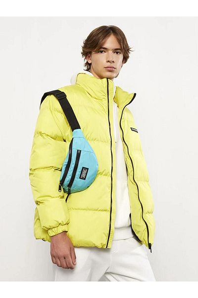 LC Waikiki Ανδρικό πουπουλένιο παλτό - Standard Fit, Stand Collar