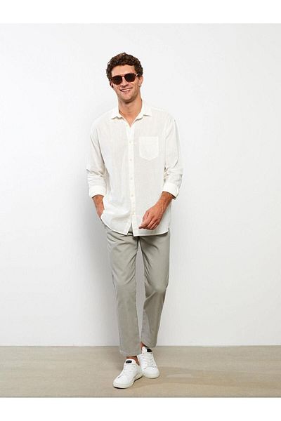 LC Waikiki Ανδρικό κλασικό παντελόνι LCWAIKIKI Slim Fit