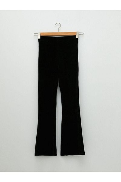 LC Waikiki Pantaloni de damă LCW casual cu talie obișnuită, slim fit, drepte, spaniole