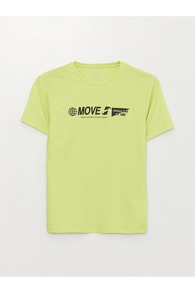 LC Waikiki Ανδρικό μπλουζάκι με στάμπα - Crew Neck, κοντομάνικο