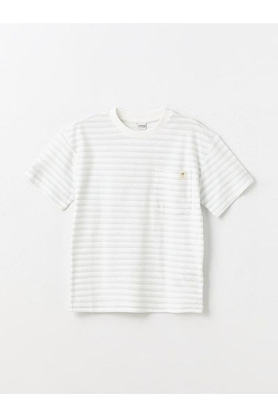 LC Waikiki Tricou pentru băiat - LCW Kids, Potrivire confortabilă, Decolteu